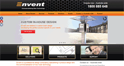 Desktop Screenshot of envent.com.au